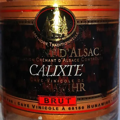 Rosé Crémants d´ Alsace, Calixte, Hunawihr, Alsace, Frankrig.
